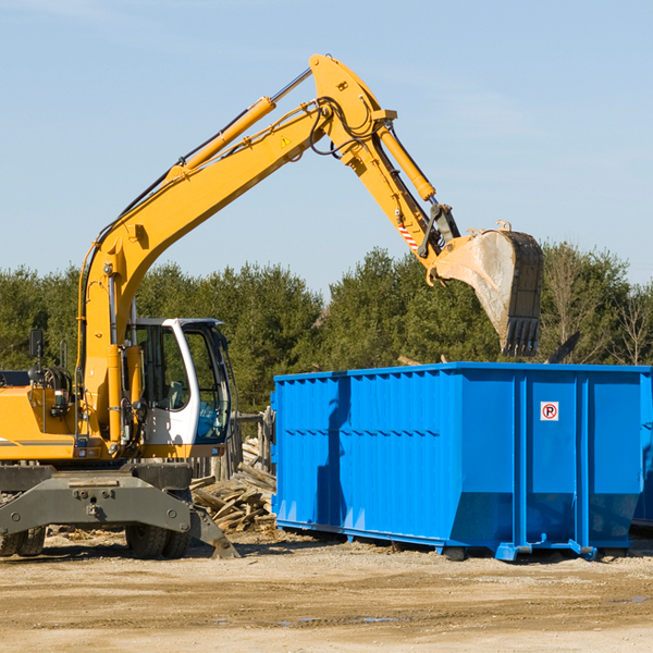 what happens if the residential dumpster is damaged or stolen during rental in Albee